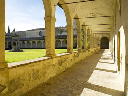 The Certosa of Pontignano, courtyard area. Courtesy of La Certosa di Pontignano