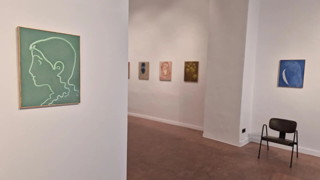 Peter Böhnisch, Verbunden. Den sand aus den schuhen schütteln, exhibition view. Courtesy of Jaeger Art