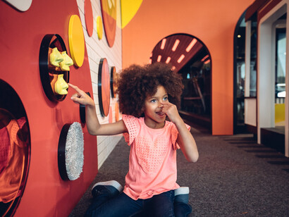 Pauline Gandel children's gallery, exhibition view. Courtesy of Melbourne Museum