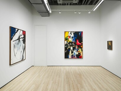 Jean Miotte, Return to China, exhibition view. Courtesy of Almine Rech 