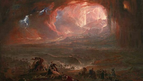 John Martin, The Destruction of Pompei and Herculaneum 1822, restored 2011, Tate
