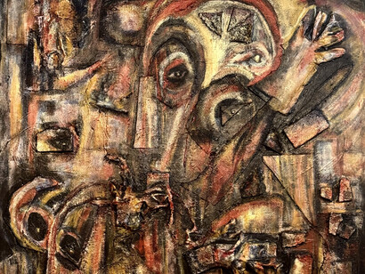 Zoe Brown-Weissman, Bi-polar boogie woogie (Mania) (detail). Courtesy of Viridian Artists