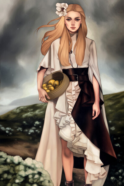 'Lamp Lit Plain' by Kelsey Beckett