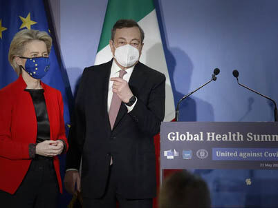 Ursula von der Leyen et Mario Draghi