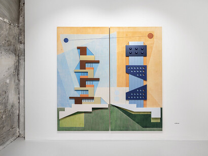 Carlos Garaicoa, La sección áurea, vue de l'exposition. Avec l'aimable autorisation de Galleria Continua
