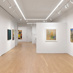 New York city circa 1960: works from the collection of Robert A. Ellison, Jr., exhibition view. Courtesy of Schoelkopf Gallery
