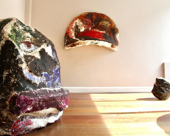 Rachel Jones, Exhibition view. Courtesy of The Residence Gallery