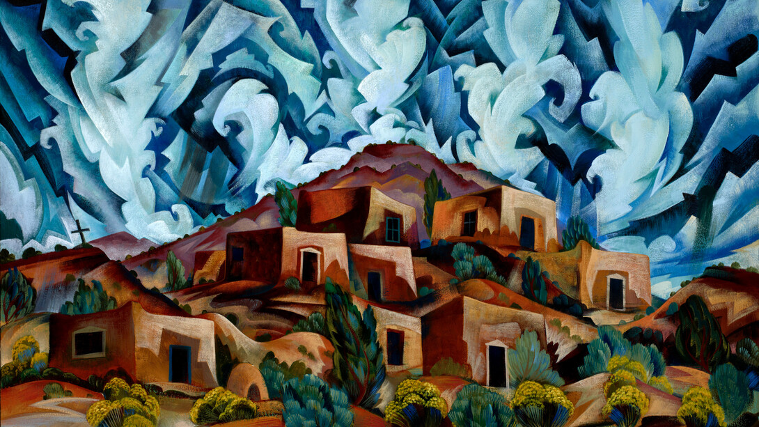 Tony Abeyta (Diné/Navajo), Citadel, 2021. Courtesy of Colby College Museum of Art