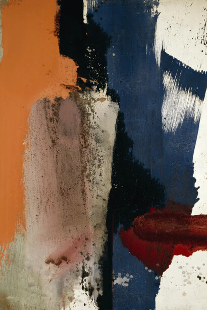 Edward Clark, Maple red, 1963. Courtesy of the Detroit Institute of Arts