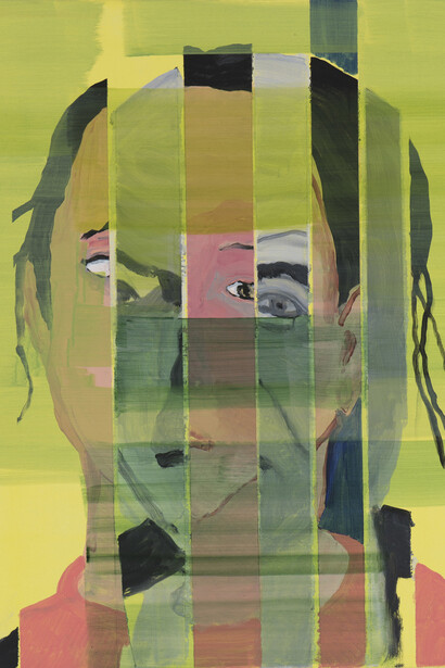 Bernard Gaube, L'altérité, 2014, oil on canvas, 60 x 50 cm