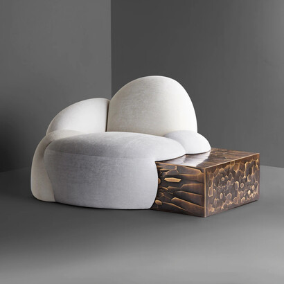 Erwan Boulloud, Yareta II chair, 2023. Courtesy of Twenty First Gallery