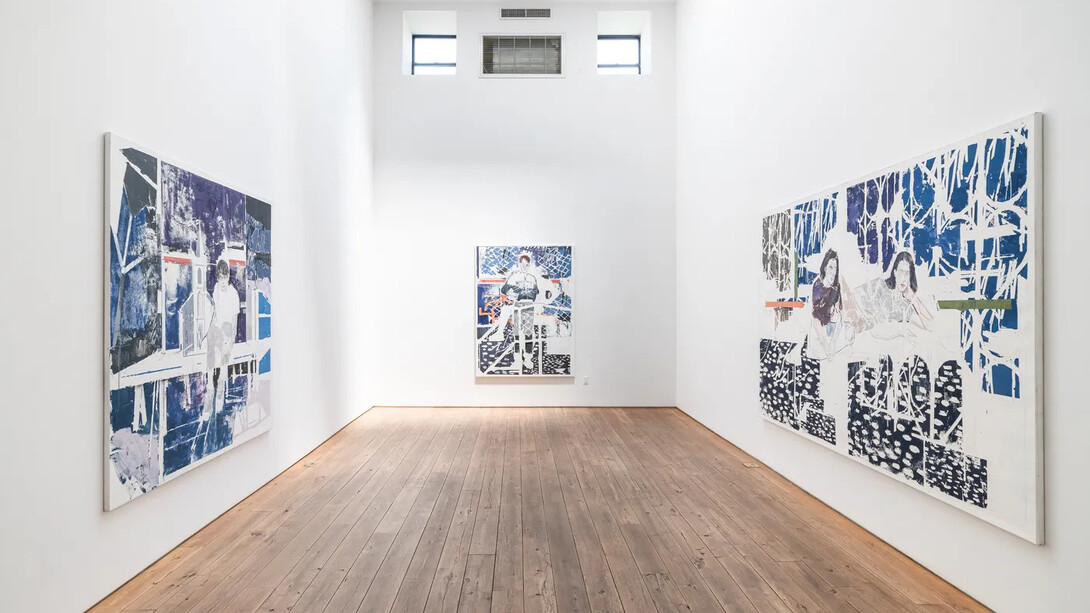 Alexander Tinei, Thirty pieces of sun, exhibition view. Courtesy of Marc Straus Gallery