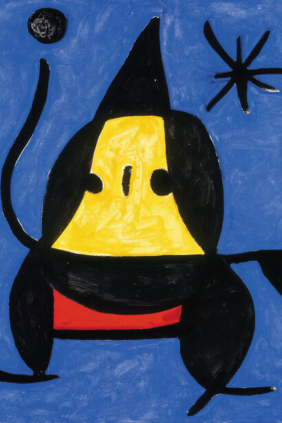 Joan Miró Untitled, 1978 Oil on canvas © Successió Miró by SIAE 2017 Archive Fundació Pilar i Joan Miró a Mallorca © Joan Ramón Bonet 
