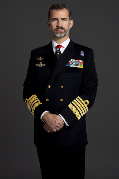 Felipe VI, proclamado ante las Cortes Generales el 19 de junio de 2014, tras hacerse efectiva la abdicación de su padre