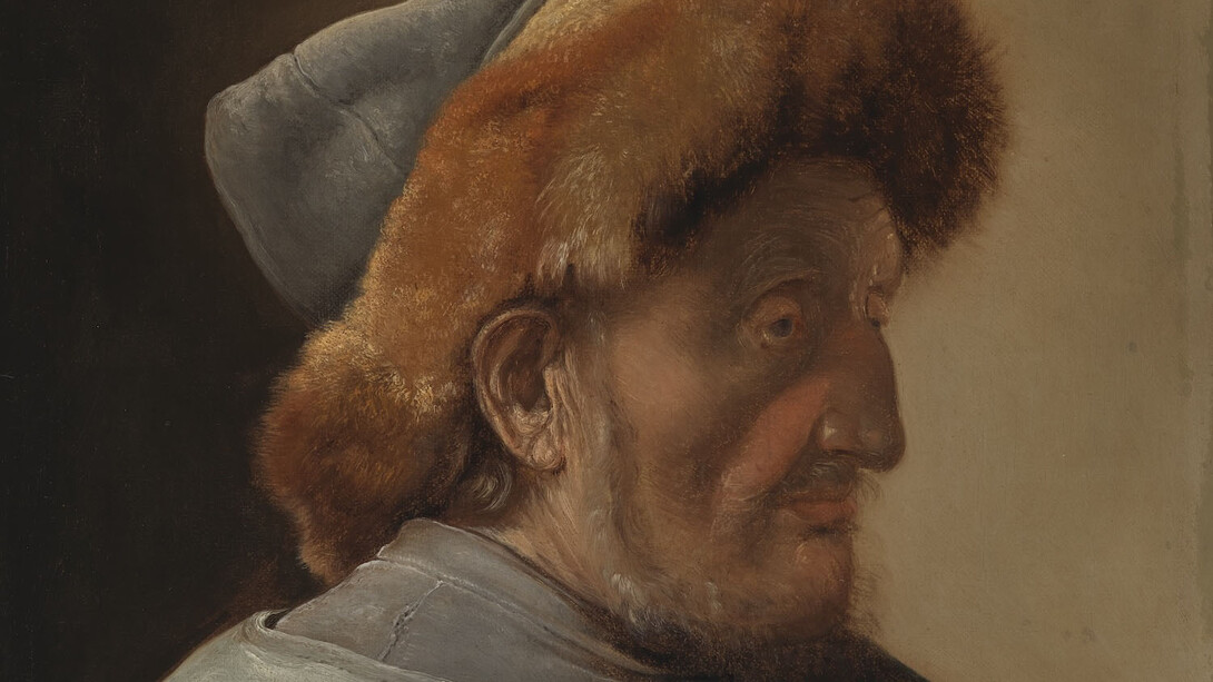 Monogrammist I.S. Der rätselhafte zeitgenosse von Rembrandt, kunstwerk in der ausstellung (detail). Mit freundlicher genehmigung der Serlachius-Museen