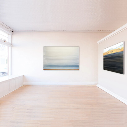 Anne Kaferle, Soft geometry, exhibition view. Courtesy of Nüart Gallery