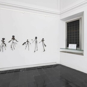 Lucia Leuci, Le 3:17 (3:17 AM), exhibition view. Courtesy of Galleria Eugenia Delfini