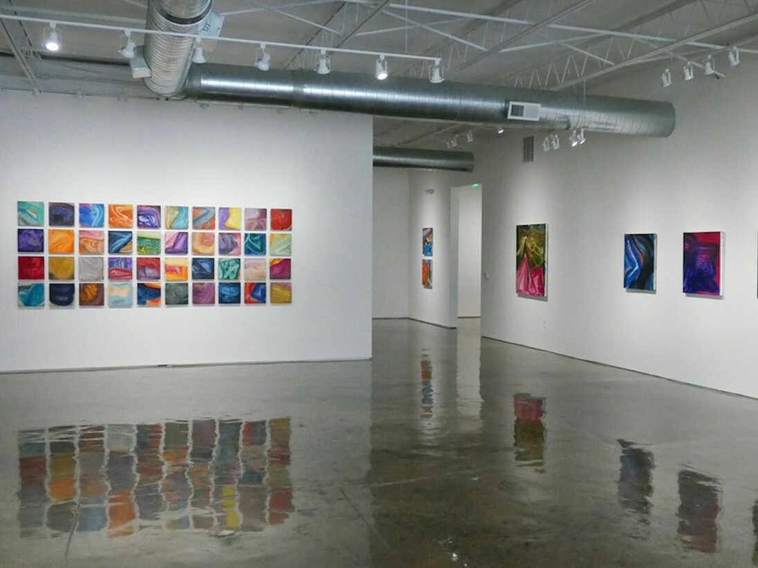 Moving through, exhibition view. Courtesy of Hathaway