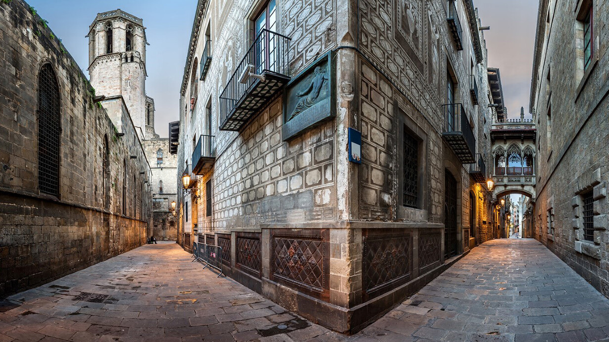 Barrio Gótico de Barcelona, España