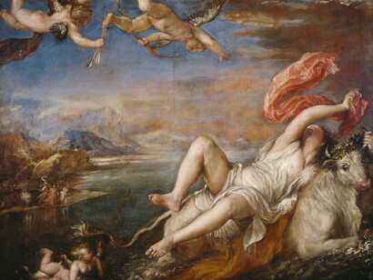 Vecellio Tiziano. El rapto de Europa