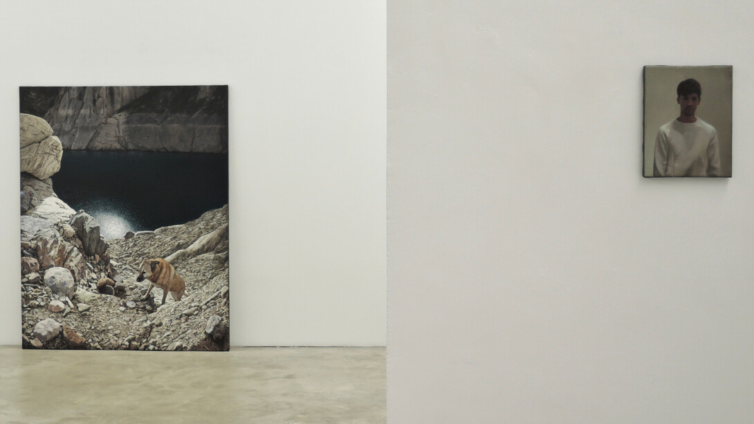Cristina Megía, Hacer pie en la tierra, vista de exhibición. Cortesía de Galería silvestre