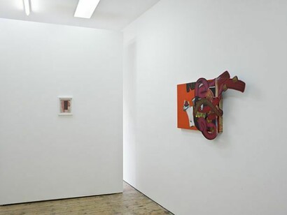 Installation View, 'Please Boss Remember Me' at Vitrine Bermondsey Street