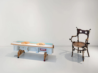 Rio Kobayashi, Crooked pencils, exhibition view. Courtesy of Kate MacGarry Gallery