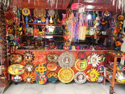 Otra tienda de souvenirs en Akumal