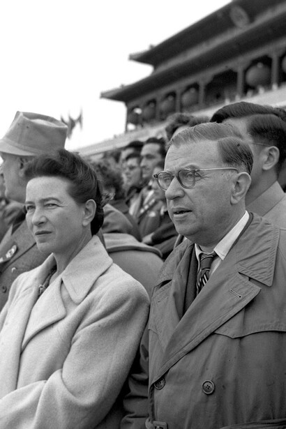 Simone De Beauvoir e  Jean-Paul Sartre