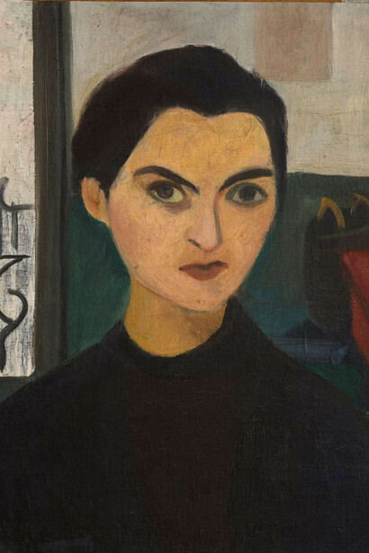 Maria Helena Vieira da Silva, Autoportrait (Self-portrait) (detail), 1930. Courtesy of Guggenheim Museum Bilbao