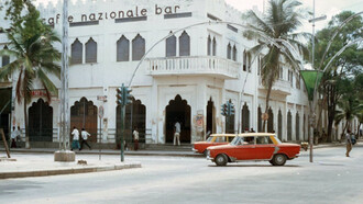 Caffè Nazionale nel centro di Mogadiscio
