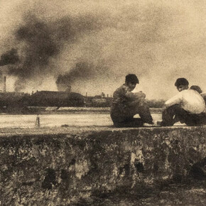 Céline Laguarde, Les usines du Boucau, 1913. Avec l'aimable autorisation du Musée d’Orsay