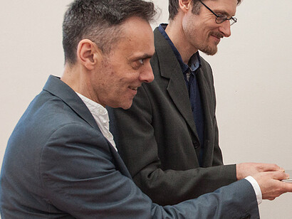 Nils Agdler and Timo Menke. Courtesy of Pori Art Museum
