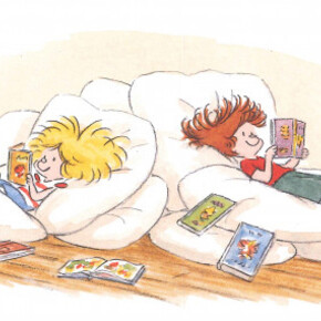 Pico Bogue and his family. Courtesy of Comics Art Museum