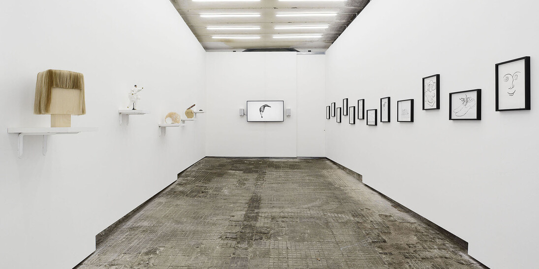 Bedwyr Williams. Huuuuuuge Thanks! Exhibition view. Courtesy of Frutta 