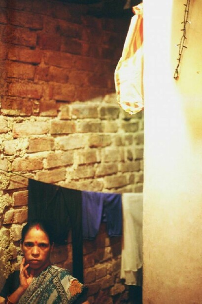 Woman in Gaondevy´s slum