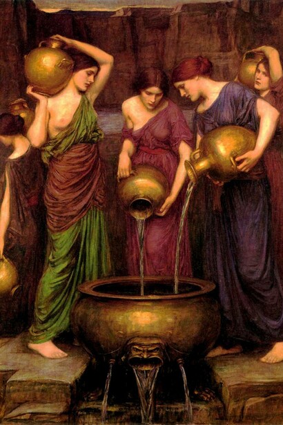 John William Waterhouse. Le Danaidi