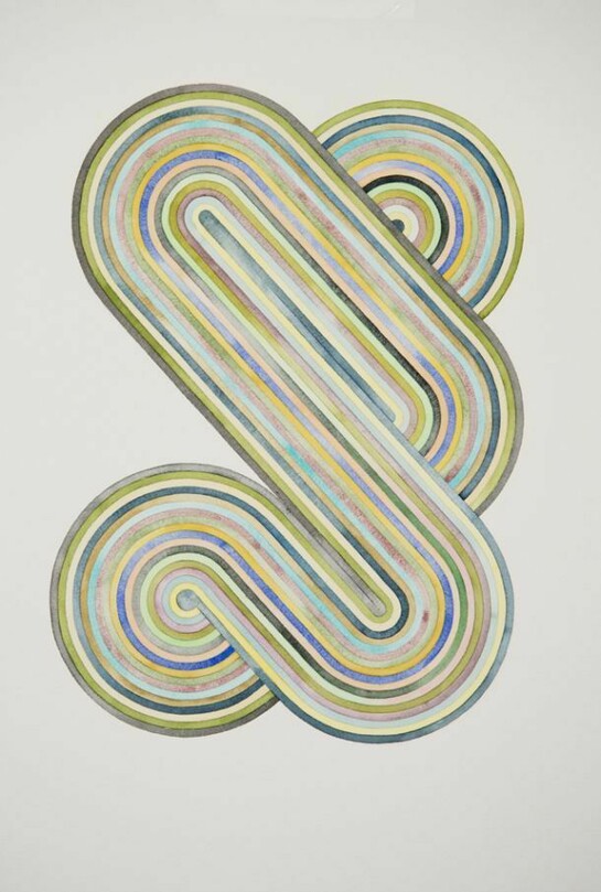 Serena Mitnik-Miller, Untitled (16), 2013, Watercolor on paper, 30 x 23 inches