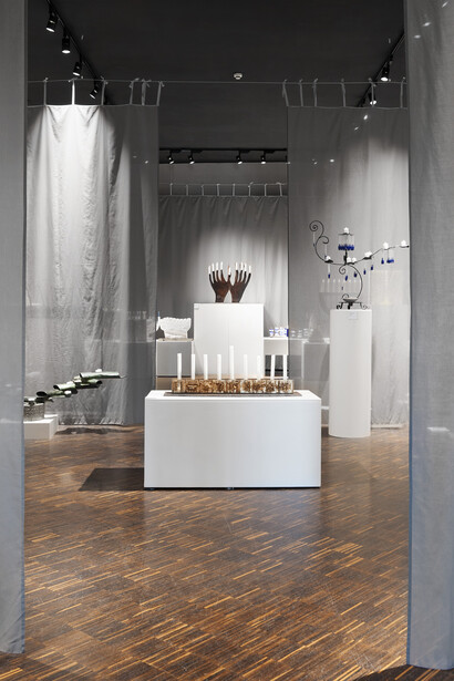 Una sala dell’esposizione dei Lumi di Chanukkah al Castello di Casale Monferrato. Ph Ilaria Zennaro