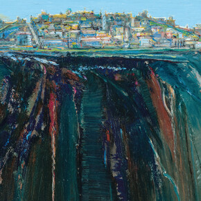 Wayne Thiebaud Mountains. Courtesy of Acquavella Gallery