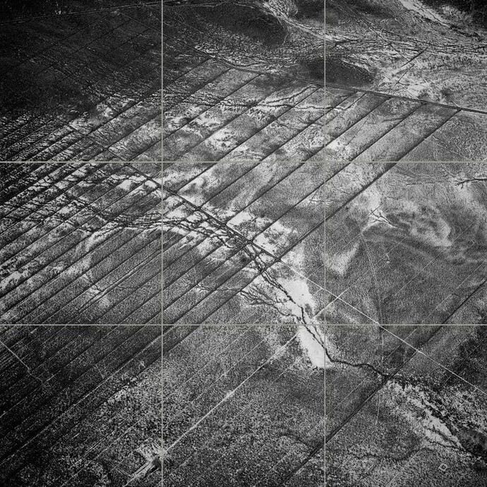 David Maisel, Kydoimos: The Din of Battle, 2017, Single channel 16:9 projection with
surround sound audio, 31 minutes 38 seconds
Sound composition by Chris Kallmyer. Courtesy of the artist and Haines Gallery 