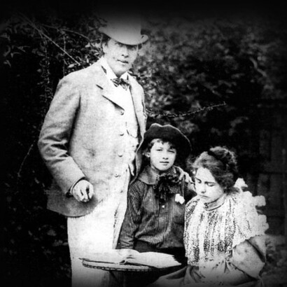 Oscar Wilde, Constance e il figlio Cyril nel 1892