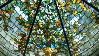 The dome of the Driehaus Museum, Chicago
