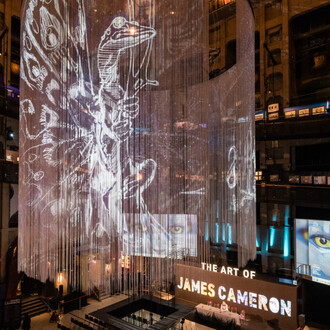The art of James Cameron, exhibition view. Courtesy of Museo Nazionale del Cinema