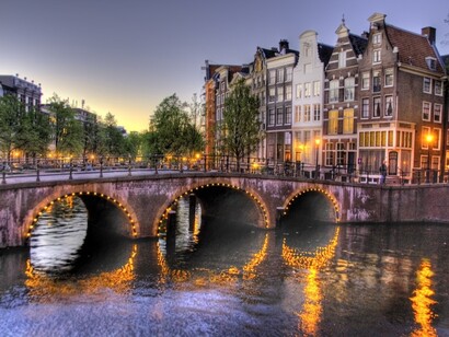 Canales en Brujas, Bélgica