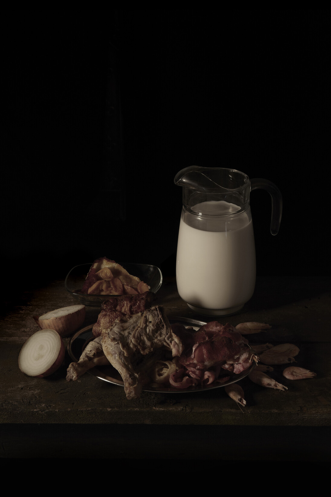 Mat Collishaw, Last Meal on Death Row, Texas (Sammie Felde Junior), 2011, c-type photographic print, frame: Red Grandis timber, rubbed back with black lacquer finish, 64.8 x 47.5 cm (25 1/2 x 18 3/5 inches), 83.5 x 65.4 x 6.5 cm (32 7/8 x 25 3/4 x 2 1/2 inches) framed
Edition 1 of 5, Edition of 5 + 1 AP, Image Courtesy of the Artist and Blain|Southern