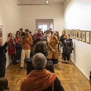 Zora Stančič, Fortunately, glances leave no imprints, exhibition view. Courtesy of City Art Gallery Ljubljana