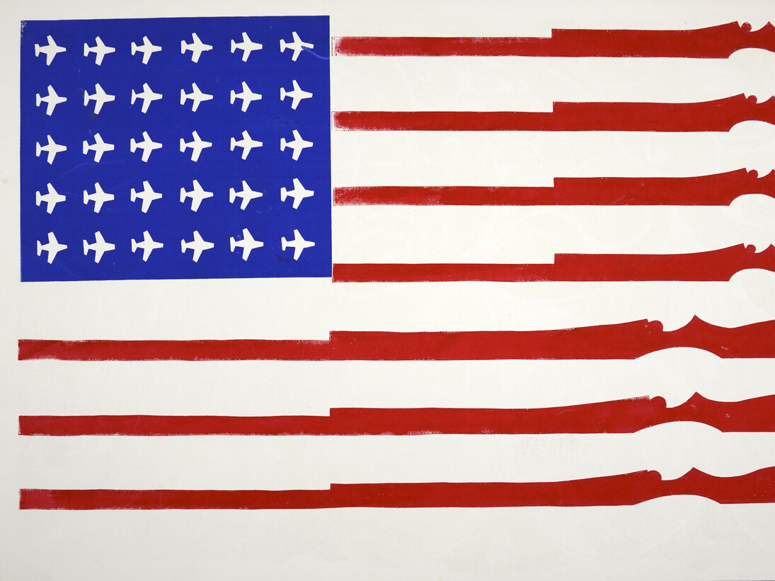 American Flag (Untitled), 1970, Courtesy Shapero Modern