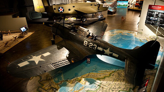 Douglas SBD Dauntless. Courtesy of Pearl Harbor Aviation Museum