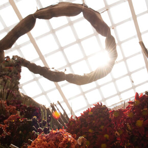 Dan Lie, Laisser partir, vue de l'exposition. Courtoisie de la Pinacoteca